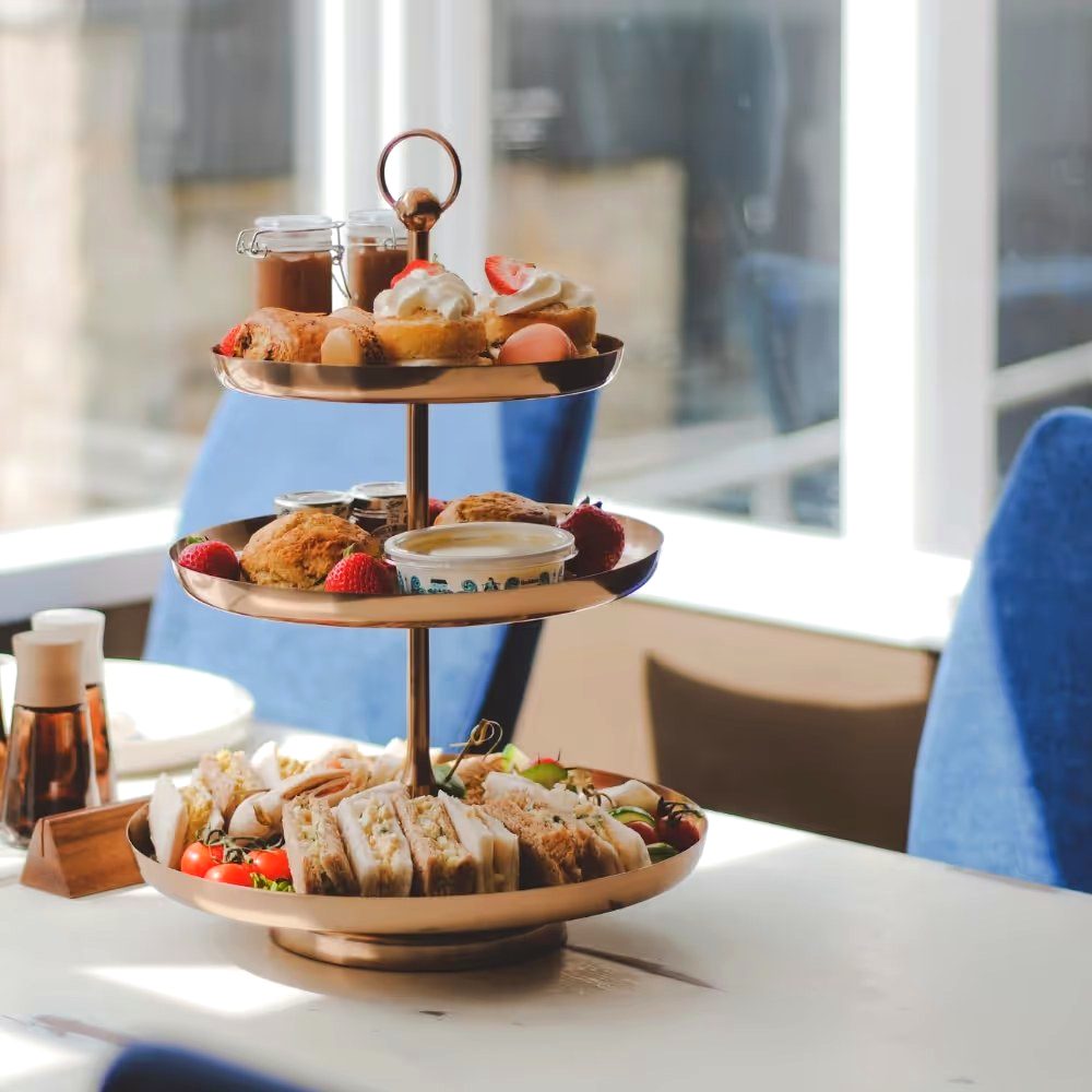 Afternoon tea at Shells Cafe
